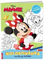 Minnie. Kolorowanka według kodu