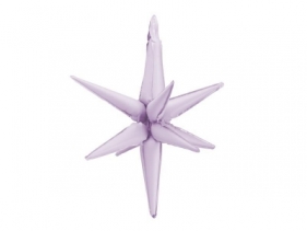 Balon foliowy Gwiazda 3D 70cm fiolet