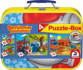 Puzzle 2x26 + 2x48 w walizce: Słoń Benjamin