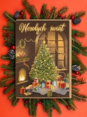 Karnet Boże Narodzenie - Choinka / Wesołych świąt