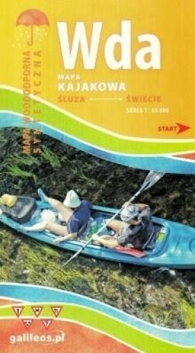 Mapa kajakowa - Wda 1:65 000 - Opracowanie zbiorowe