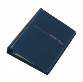 Wizytownik 120 pvc granat