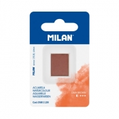 Farba akwarelowa MILAN na blistrze, kolor: lawa brunatna