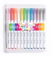 Flamastry pędzelkowe Briliant Brush Tip 12 flamastrów