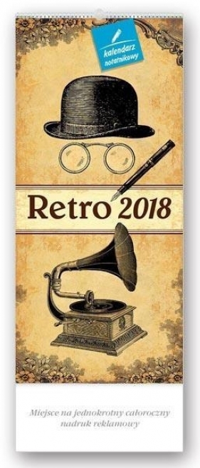 Kalendarz notatnikowy 2018 - Retro WN4
