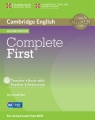 Complete First Teacher's Book with Teacher's Resources +CD Brook-Hart Guy