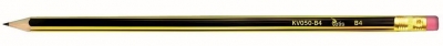 Ołówek z gumką twar.B4 KV050-B4 (12szt.) 