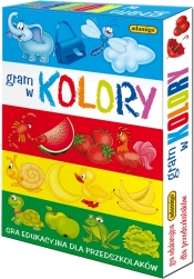 Gram w kolory Gra edukacyjna dla przedszkolaków (5949) (Uszkodzona okładka)