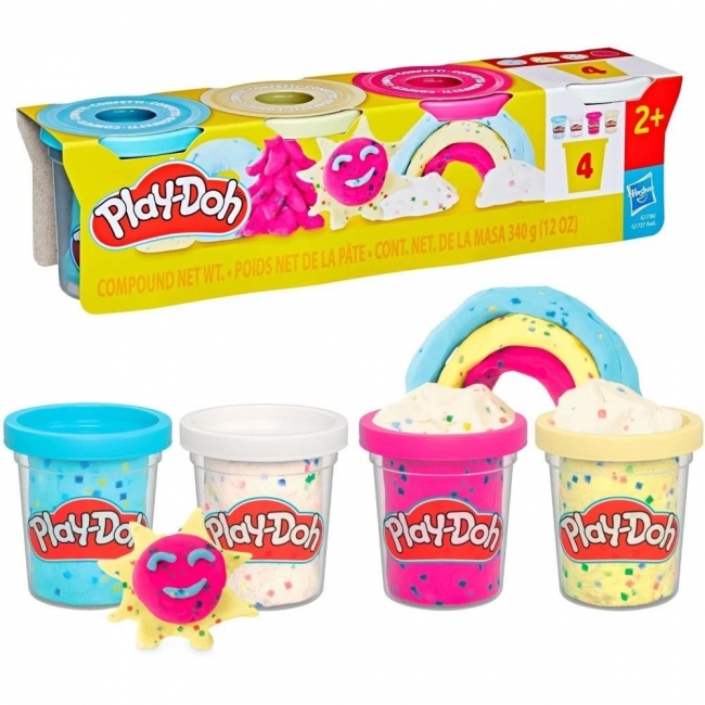 Ciastolina Confetti 4-pak Play-Doh