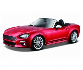 BBurago, Fiat 124 Spider w skali 1:24, czerwony