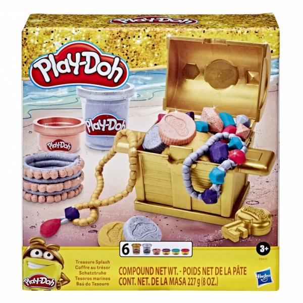 Zestaw z masą plastyczną PlayDoh Treasure Splash (E9435)