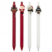 Długopis świąteczny niebieski, 1 szt