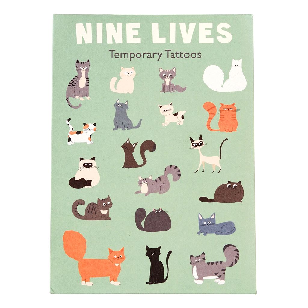 Tatuaże zmywalne dla dzieci, Koty (29137)