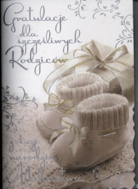 KARNET QDK-050 Gratulacje z okazji narodzin dziecka dla rodziców BPZ-PASSION CARDS - QDK035