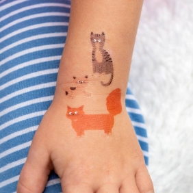 Tatuaże zmywalne dla dzieci, Koty (29137)