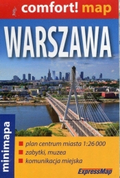 Warszawa mini mapa 1:26 000