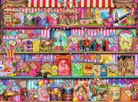 Ravensburger, Puzzle 500: Sklep z łakociami (12000495)