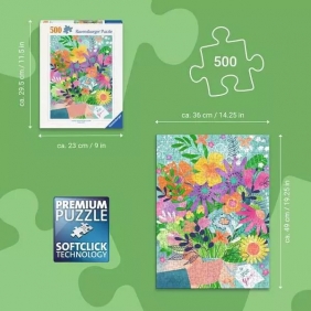 Ravensburger, Puzzle 500: Bukiet Kwiatów (12001795)