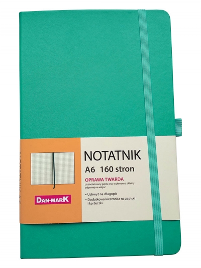 Notes A6/80 kratka Roma turkusowy