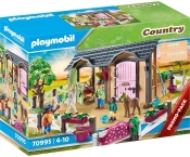 Playmobil Country: Nauka jazdy konnej z boksami dla koni (70995)