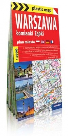 Warszawa Plastic 1:26 000 (foliowana) wydanie 2 - Opracowanie zbiorowe