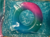 Dmuchane koło do pływania Rainbow 115cm