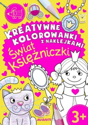 Kreatywne kolorowanki. Świat księżniczki - Opracowanie zbiorowe