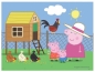 Puzzle 30: Świnka Peppa. Wizyta w kurniku (18195)
