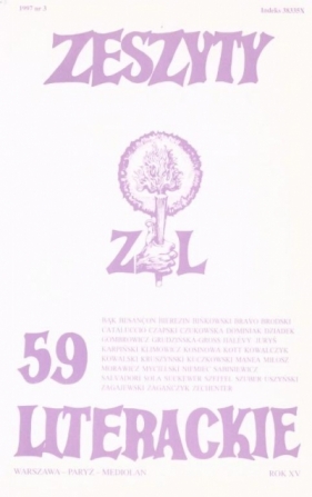 Zeszyty literackie 59 3/1997 - Opracowanie zbiorowe