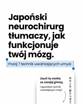 Usuń tę osobę ze swojej głowy. 7 japońskich technik uwalniających umysł - Michihito Sugawara