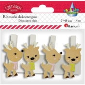 Klamerki dekoracyjne - renifery (414472)