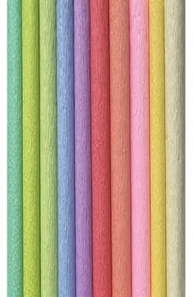 Bibuła marszczona Pastel Mini mix (10szt)