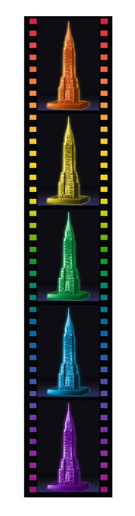 Puzzle 3D. Chrysler Building night edition. 216 elementów (125951)