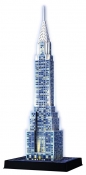 Puzzle 3D Budynki nocą 216: Chrysler Building (12595)