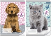 Zeszyt A5 Sweet Pets w kratkę 16 kartek mix