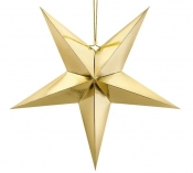 Gwiazda papierowa złota 70cm
