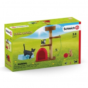Schleich Farm World, Przyjemność zabawy z uroczymi kotami (SLH42501)