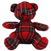 Maskotka - Miś w czerwoną kratkę