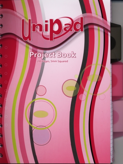 Kołozeszyt Pukka Pad Project Book Unipad A5 # 200 kartek różowy 6033-UNI
