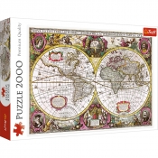 Puzzle 2000: Mapa Ziemi, 1630 rok (27095)