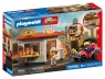  Playmobil Quad straży pożarnej oraz stoisko z burg 721954+