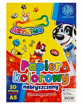 Zeszyt papierów kolorowych nabłyszczanych A5/10k