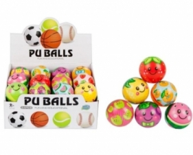 Piłka antystresowa mix wzorów owoce