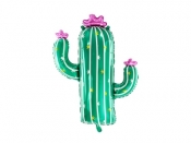 Balon foliowy Partydeco Kaktus, 60x82cm, mix 32cal (FB80)