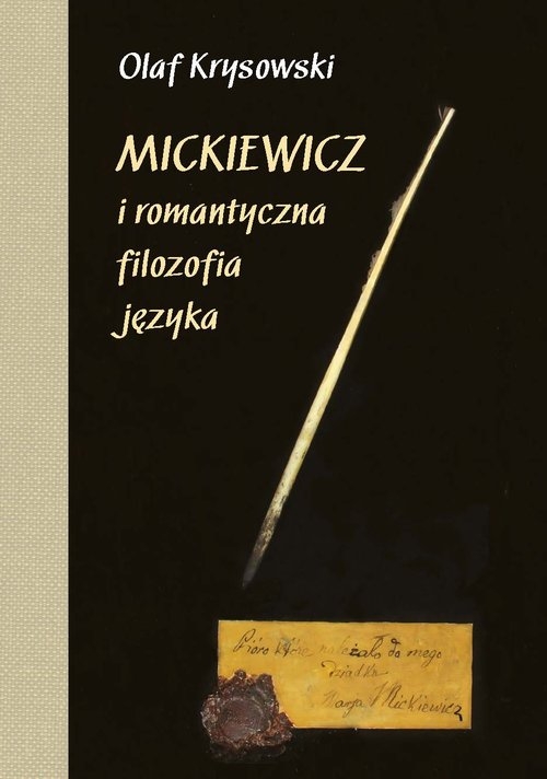 Mickiewicz i romantyczna filozofia języka