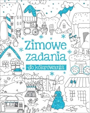 Zimowe zadania do kolorowania