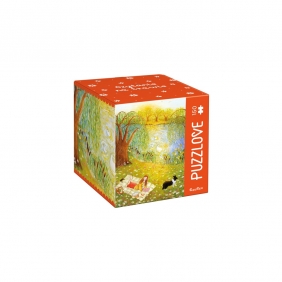 Czytanie na trawie puzzle, 150 el.