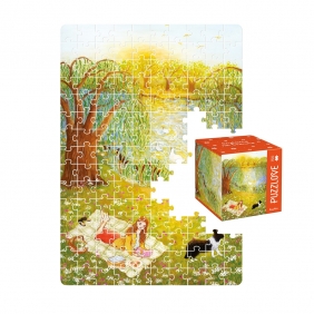 Czytanie na trawie puzzle, 150 el.