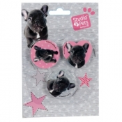 Zestaw 3 gumek Studio Pets PEI-3513