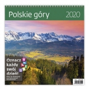 Kalendarz wieloplanszowy Polskie Góry 30x30 2020 (LP64-20)